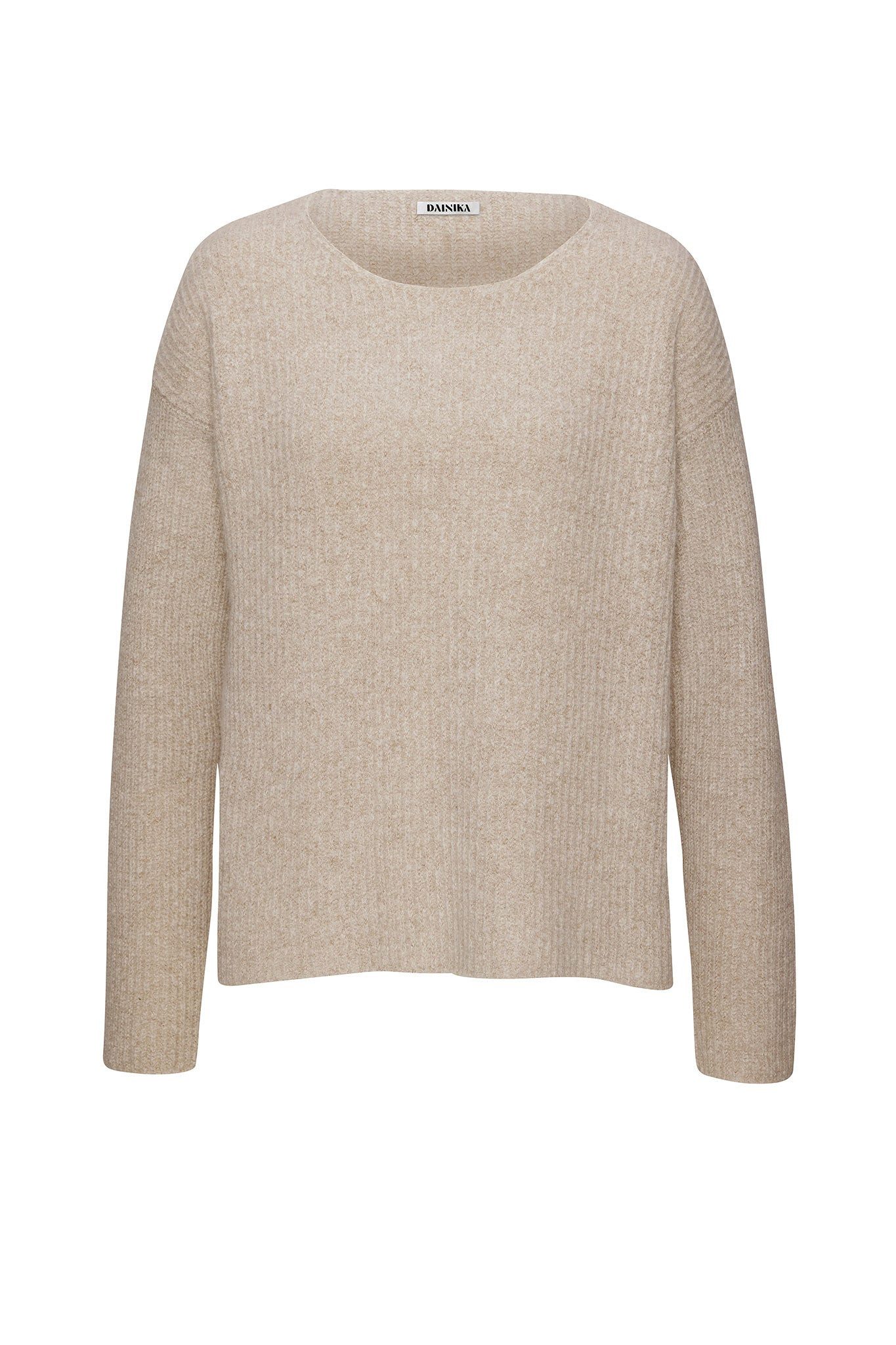 Kaschmirpullover Eleganter Damen Kaschmirstrickpullover mit Merinoanteil