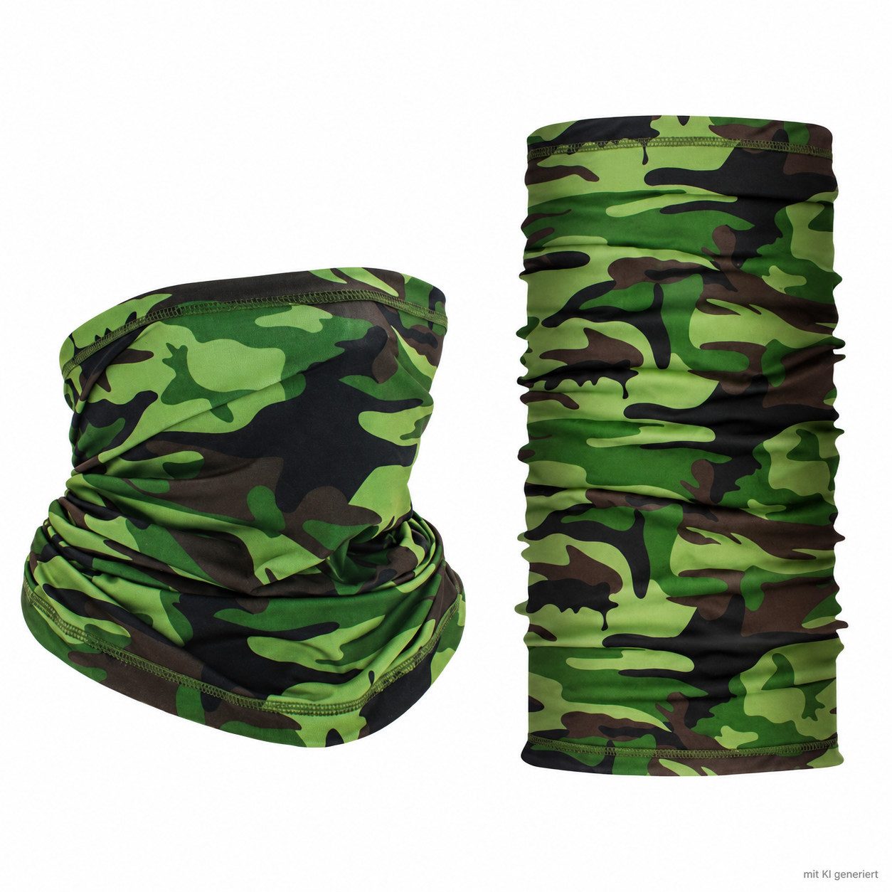 Fiduciashop Halstuch 3er Pack Schlauchschal Motorrad Fleece Multifunktionstuch Schal Winter, Grün Motorradschal Nackenwärmer Halswärmer Gesichtsschutz