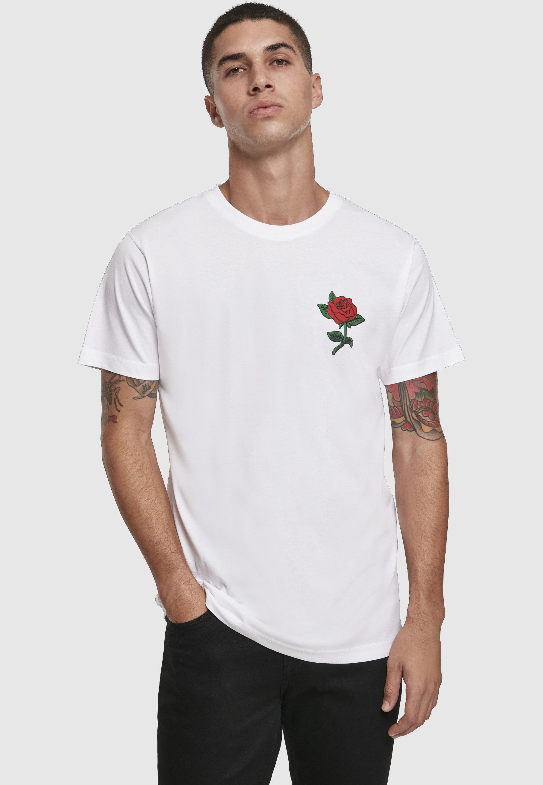 MisterTee T-Shirt MisterTee Herren Rose Tee (1-tlg)