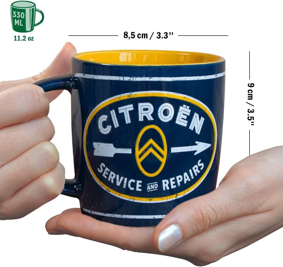 - & Nostalgic-Art Citroen Service Tasse Kaffeetasse - Repairs