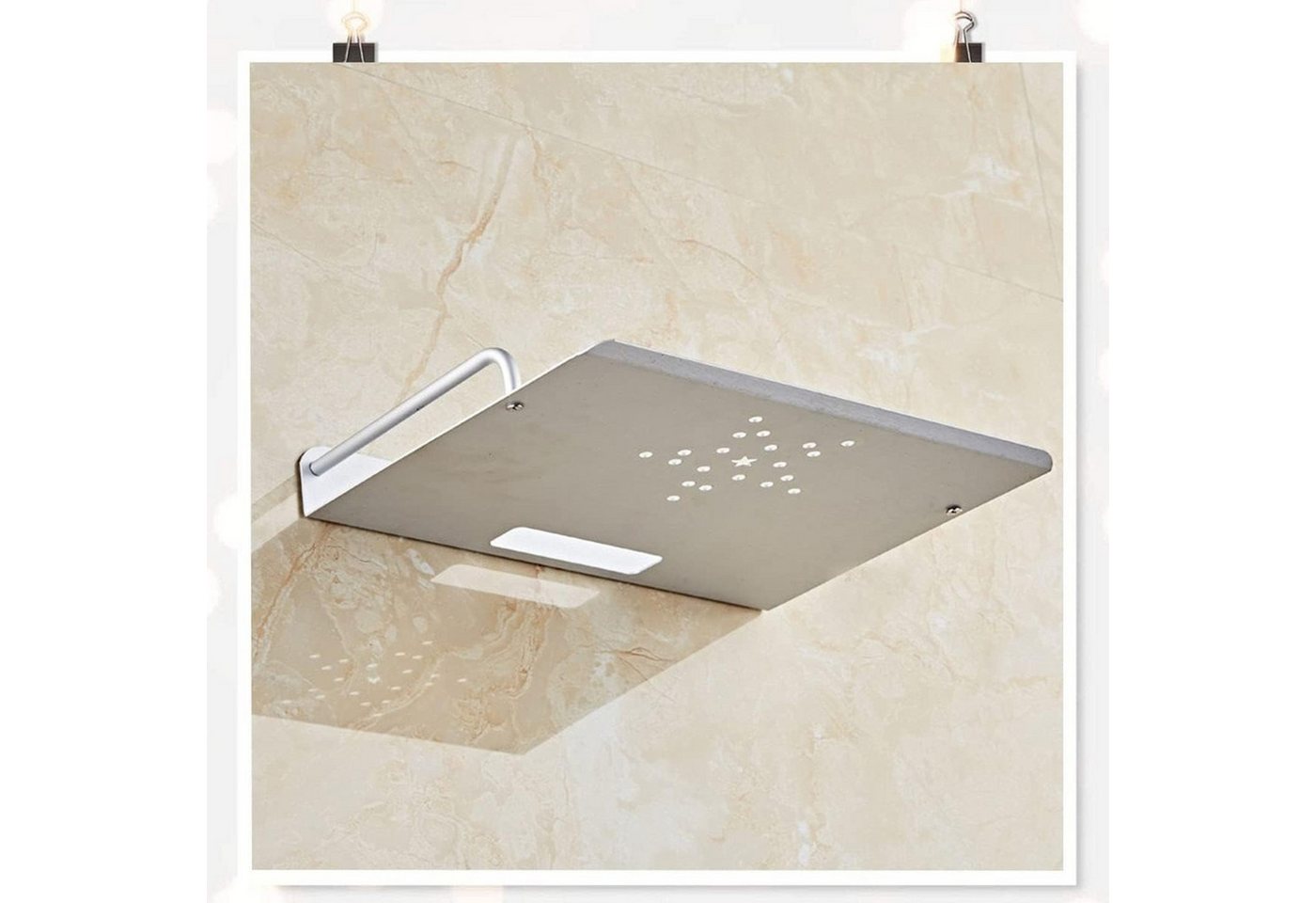 Thumbnail - LuxusKollektion Multitool Wandhalterung Router Tablett Repeater Rack Netzwerk Regal 23x16cm