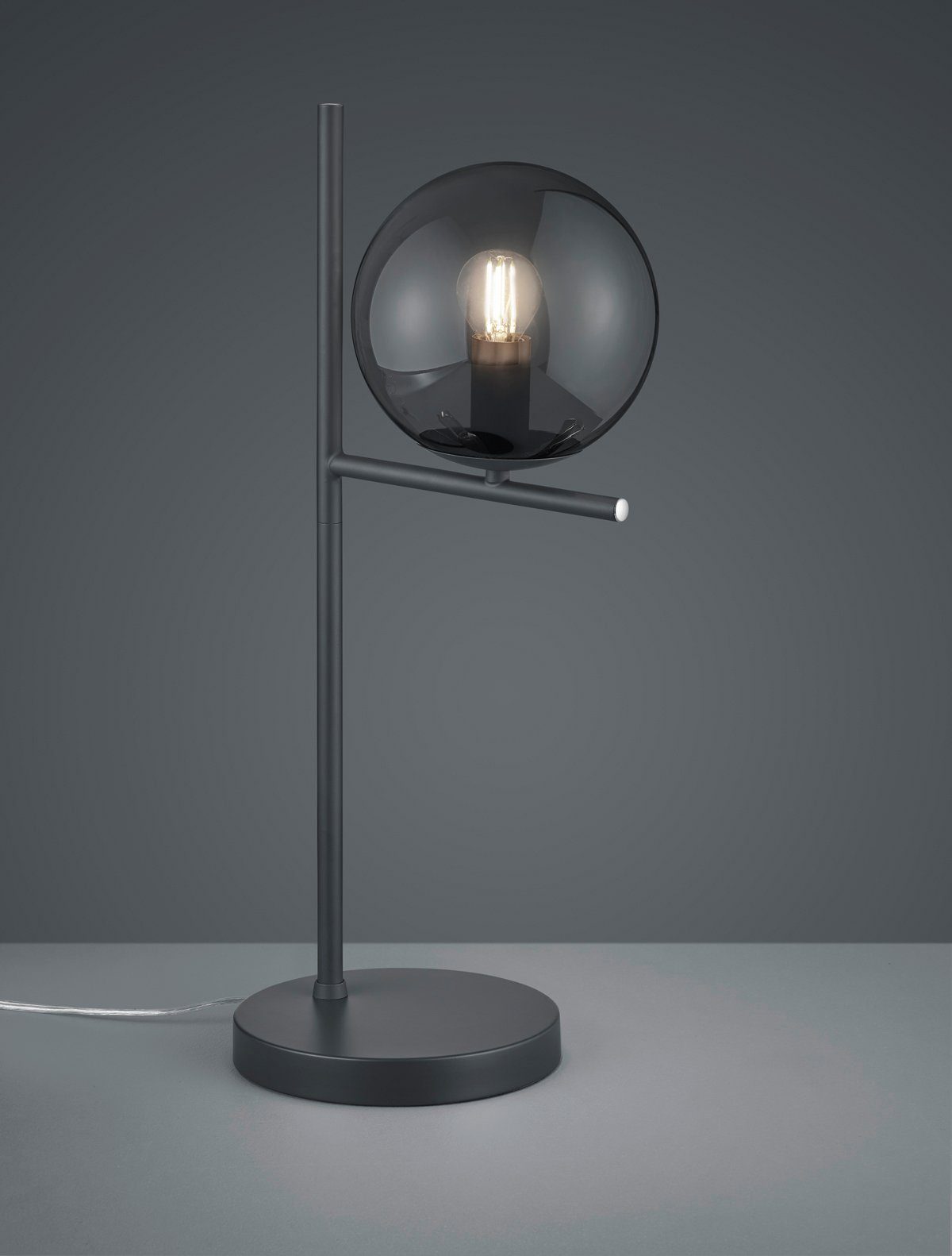 TRIO Leuchten Tischleuchte Pure, ohne Leuchtmittel, Schnurschalter, Leuchtm günstig online kaufen