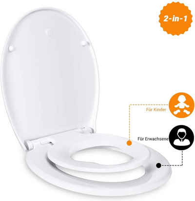 TACKLIFE Baby-Toilettensitz, 2in1 Toilettensitzbezug Toilettendeckel