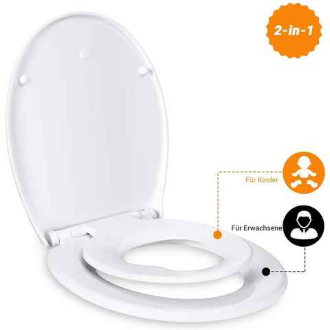 TACKLIFE Baby-Toilettensitz, 2in1 Toilettensitzbezug Toilettendeckel