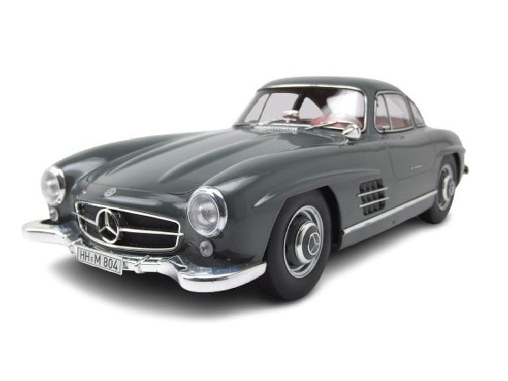 Norev Modellauto Mercedes 300 SL 1954 graphit grau, Maßstab 1:12