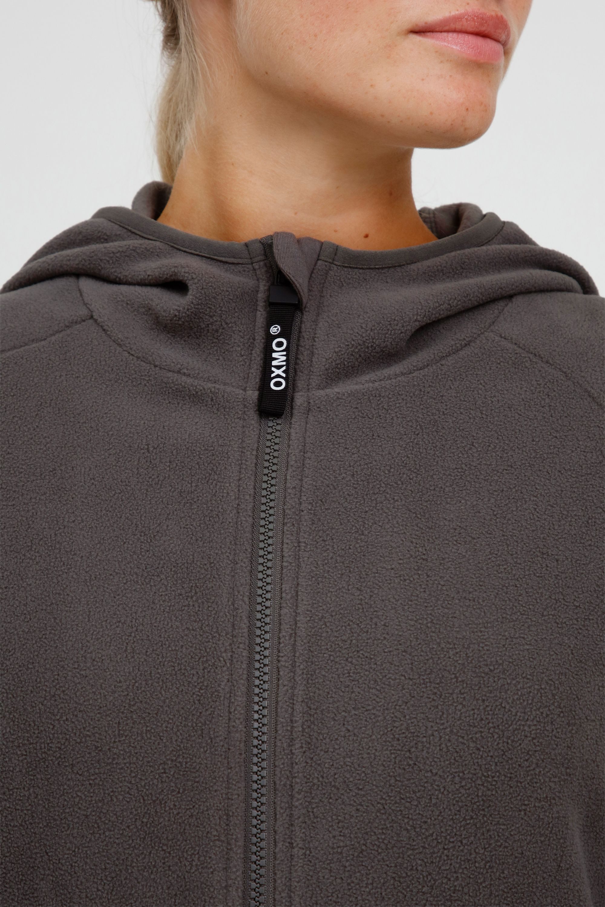 OXMO Fleecejacke OXFinja Fleecejacke mit Kapuze – Bild 4 von 5