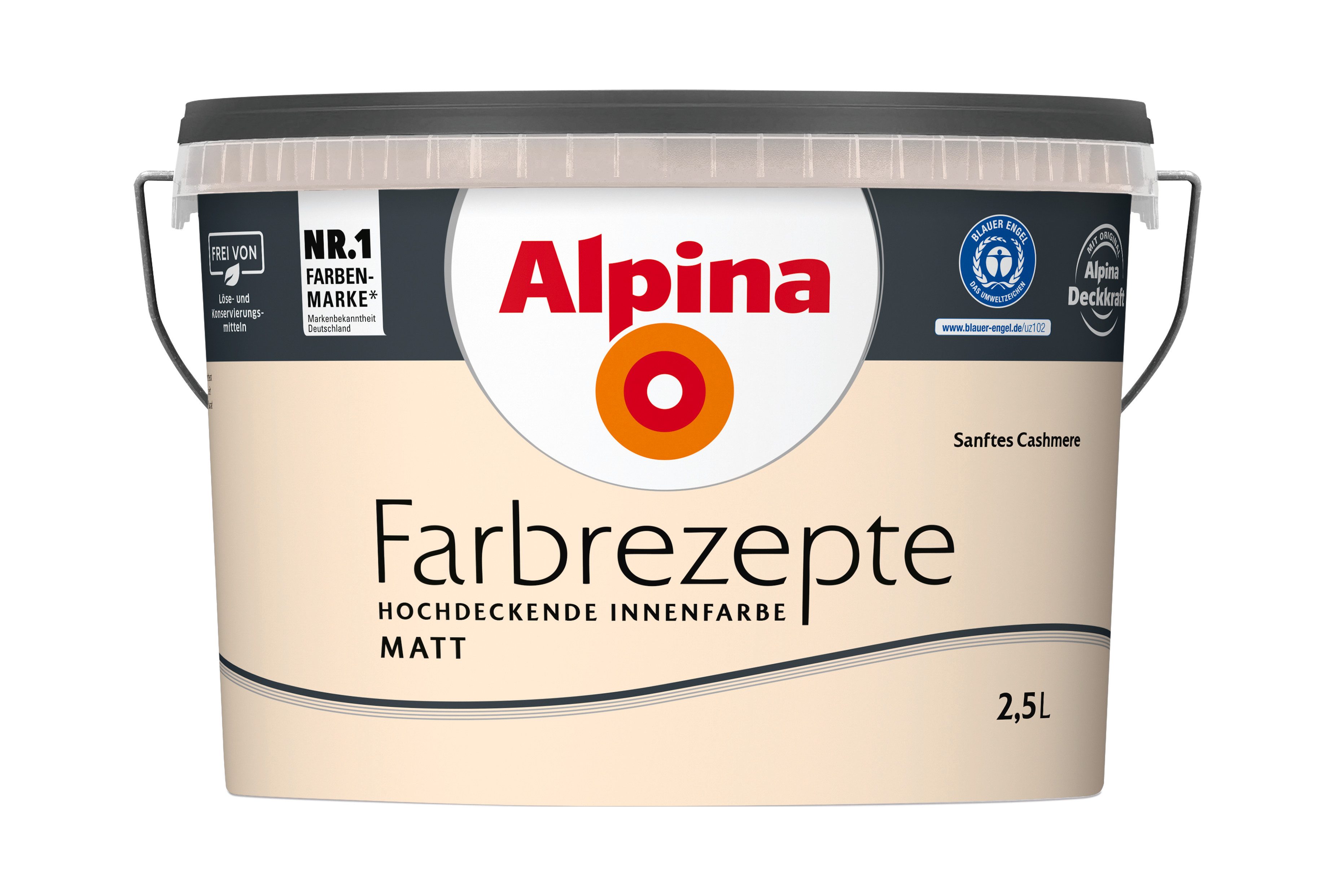 Wandfarbe Alpina Farbrezepte: einfach geborgen - Beeren- & Erdtöne