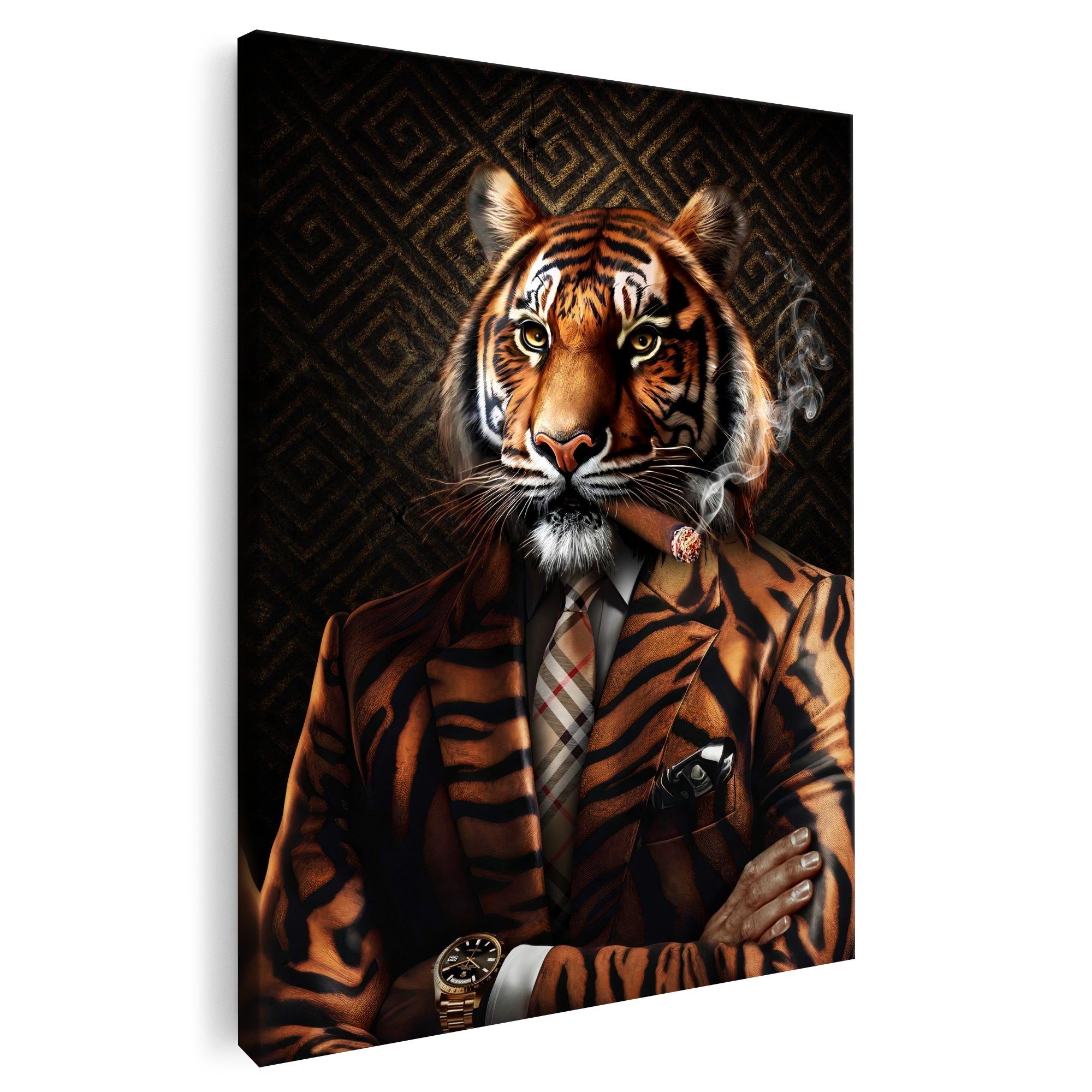 Artmazing Leinwandbild Tiger von Welt, Tiger von Welt, gesp. auf FSC Echtholz-Keilrahmen, in versch. Größen