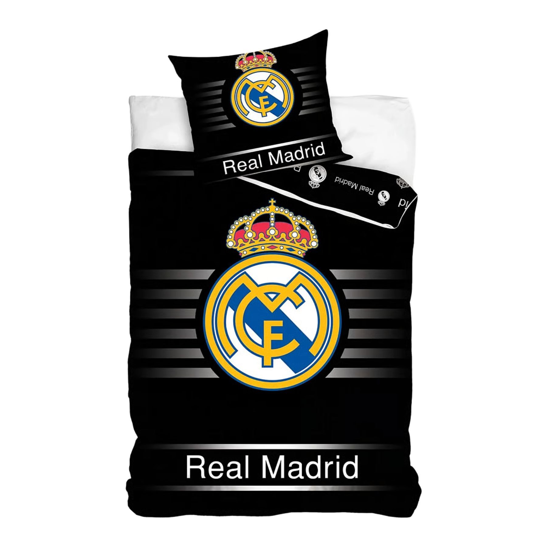 Real Madrid Bettwäsche Bettbezug Kissenbezug Baumwolle 140 × 200 cm, Baumwolle