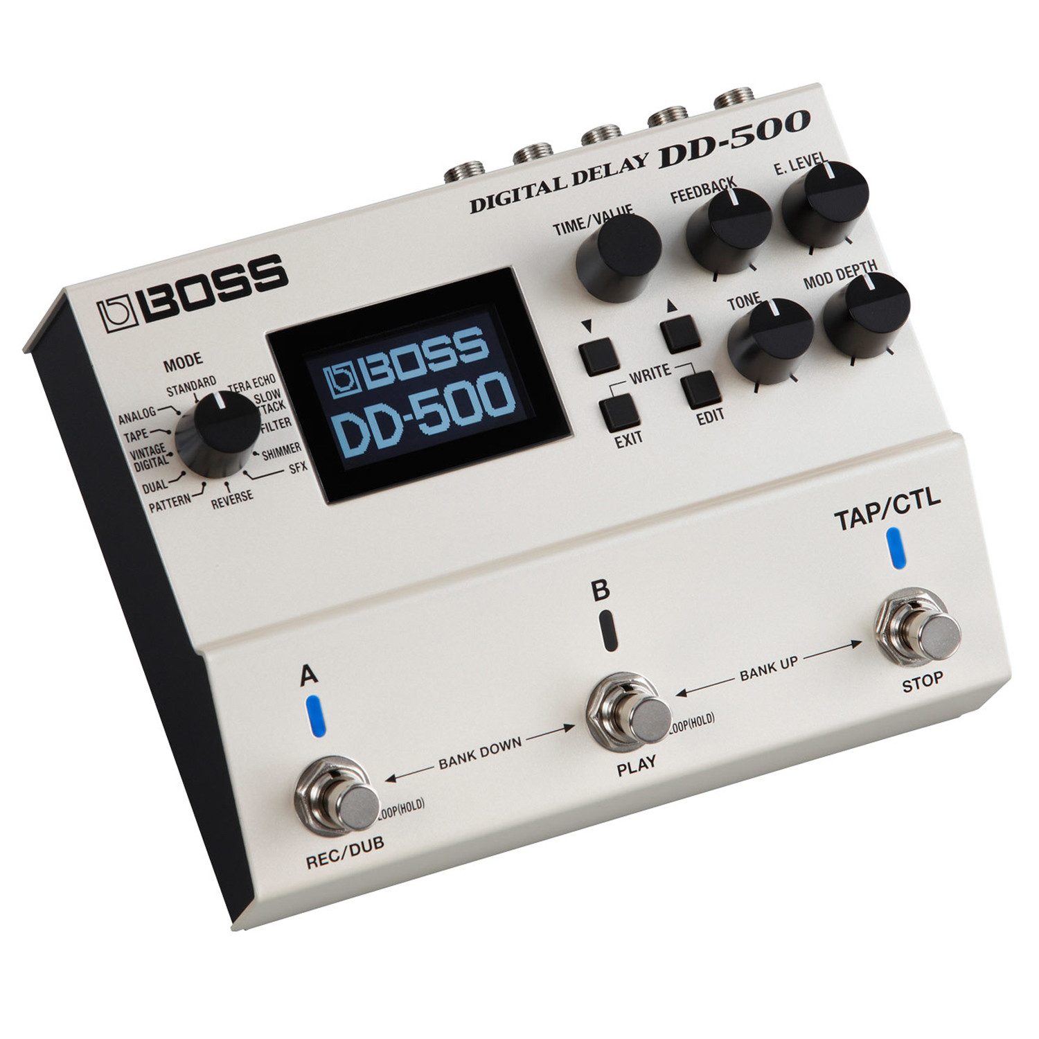 Boss by Roland E-Gitarre Boss Effektgerät DD-500 Digital Delay Pedal, Effektgerät, Digital Delay, Pedal