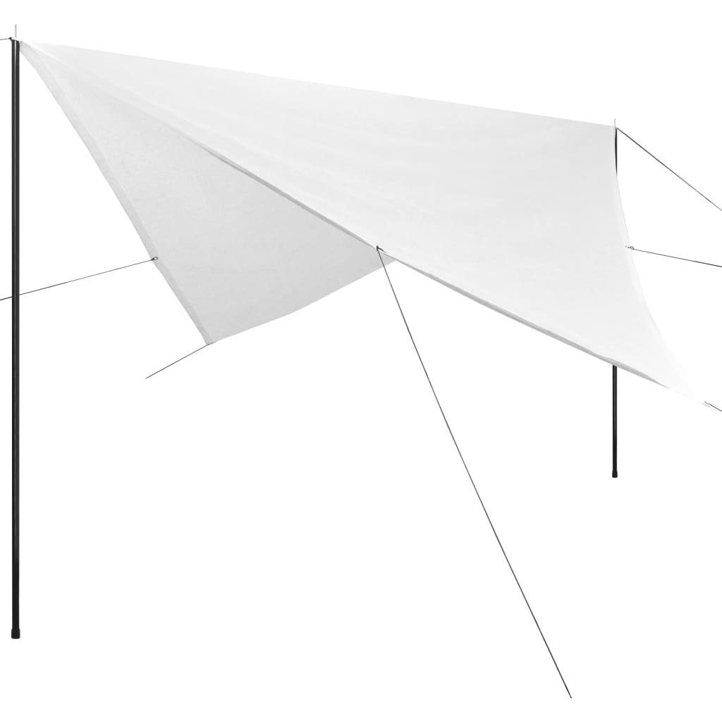 vidaXL Balkonsichtschutz »Sonnensegel mit Gestell HDPE Quadratisch 3 x 3 m  Weiß« online kaufen | OTTO