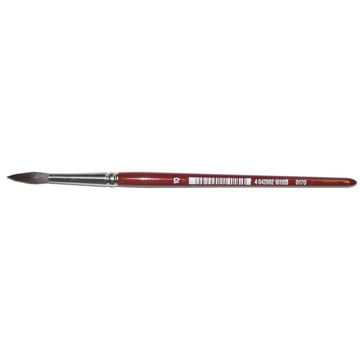 Pinsel Haarpinsel Aquarell Größe 16 rot.