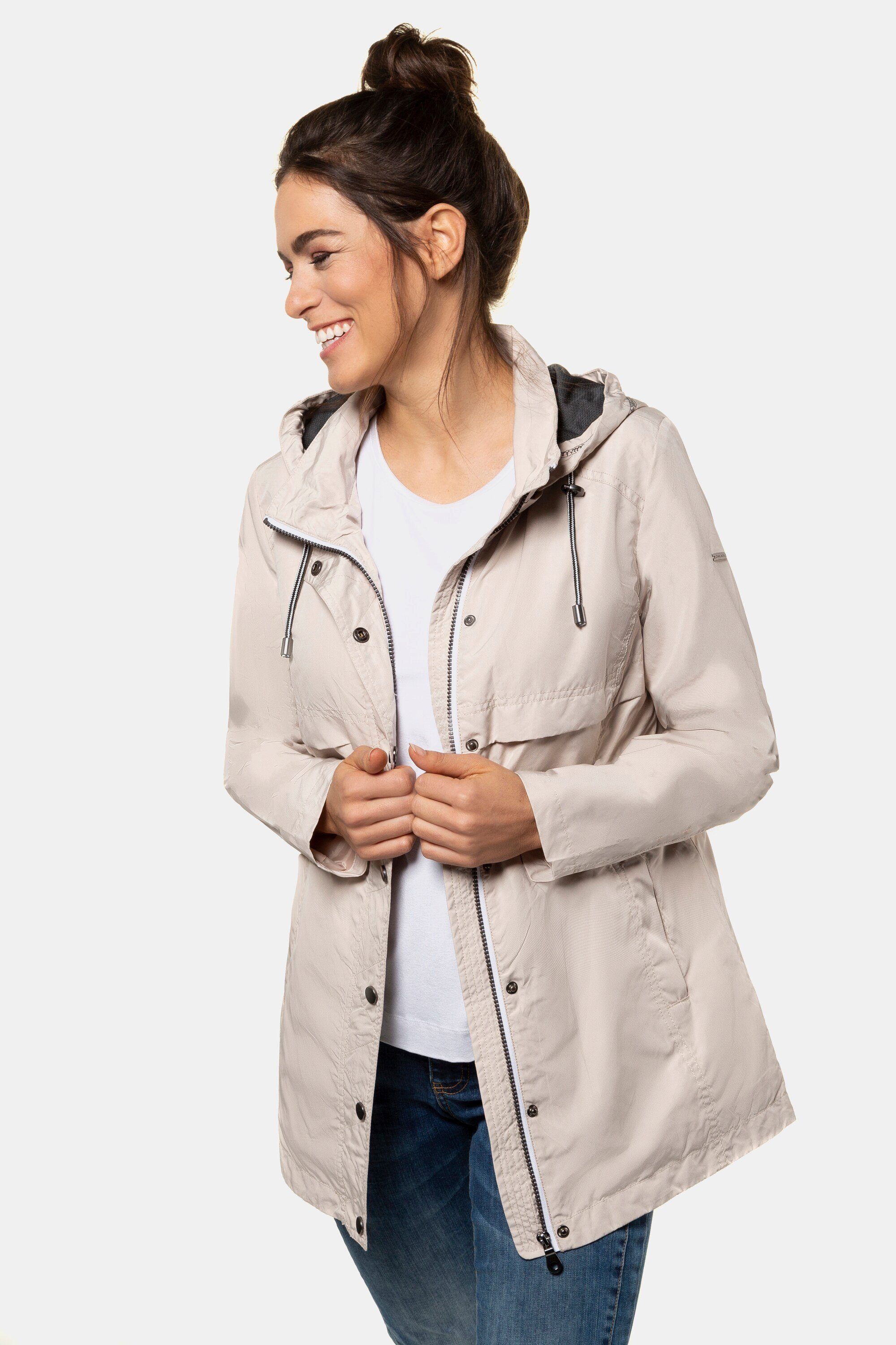 Gina Laura Outdoorjacke Jacke Kapuze abnehmbar leichte Qualität