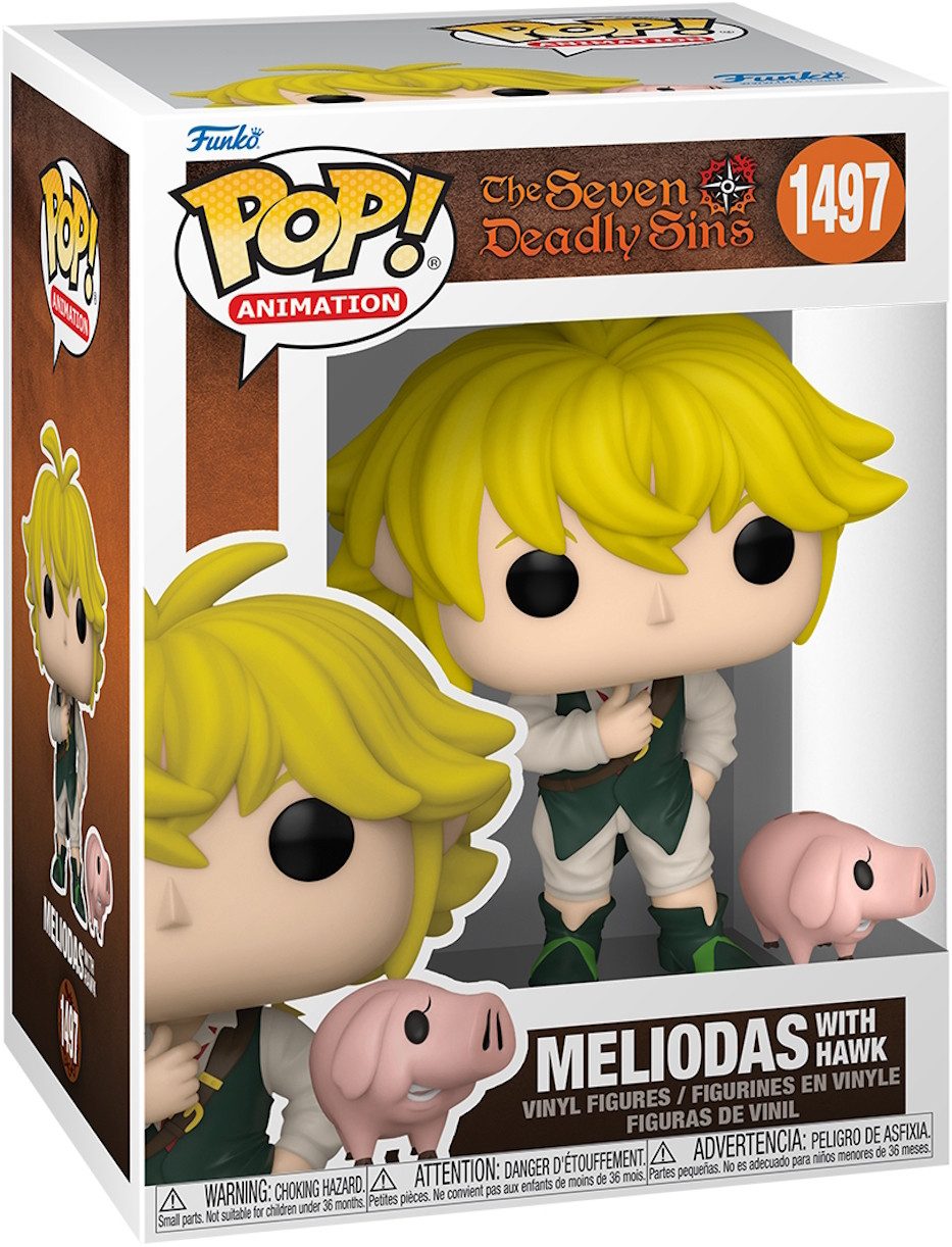 Funko Spielfigur The Seven Deadly Sins Meliodas With Hawk 1497 Pop!