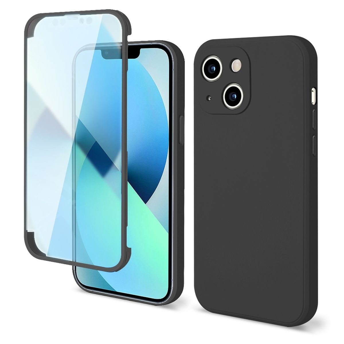 König Design Handyhülle Apple iPhone 13, Schutzhülle Schutztasche Case Cover Etuis 360 Grad