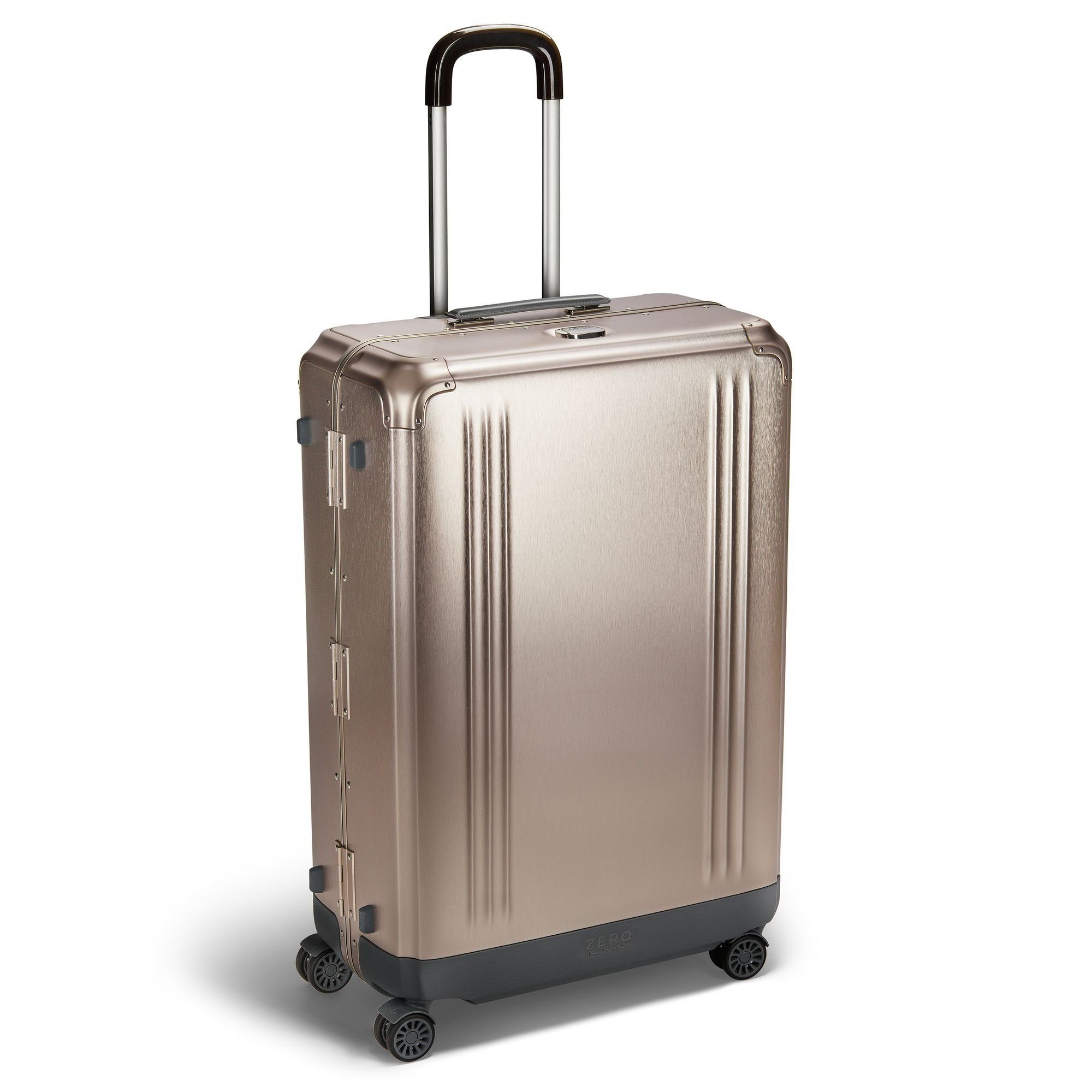 Zero Halliburton Hartschalen-Trolley Pursuit Aluminium, 4 Rollen, Aluminium bronze