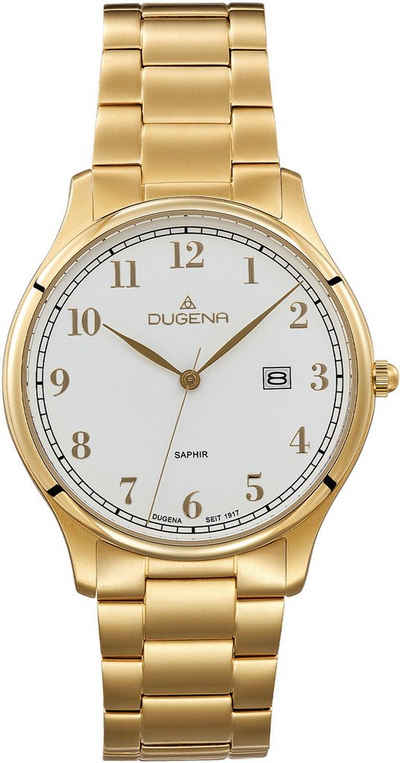 Dugena Quarzuhr Hamburg, 4461115, Armbanduhr, Herrenuhr, Datum, Saphirglas