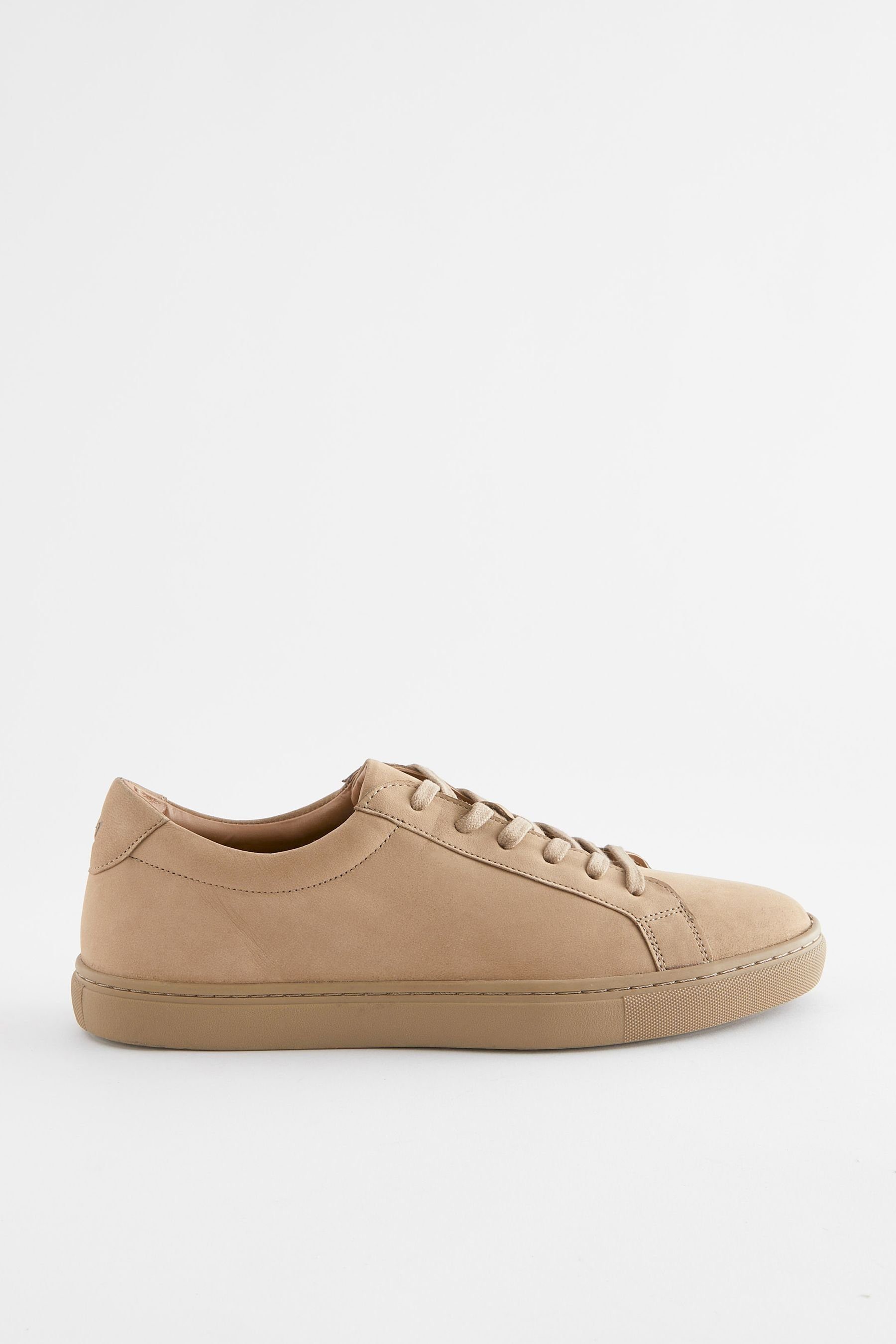 Next Lederturnschuhe Sneaker (1-tlg) Stone Natural