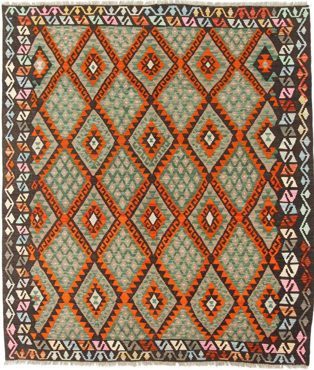 Orientteppich Kelim Afghan Heritage 186x211 mm Orientteppich, Nain Trading, Moderner rechteckig, 3 Handgewebter Höhe