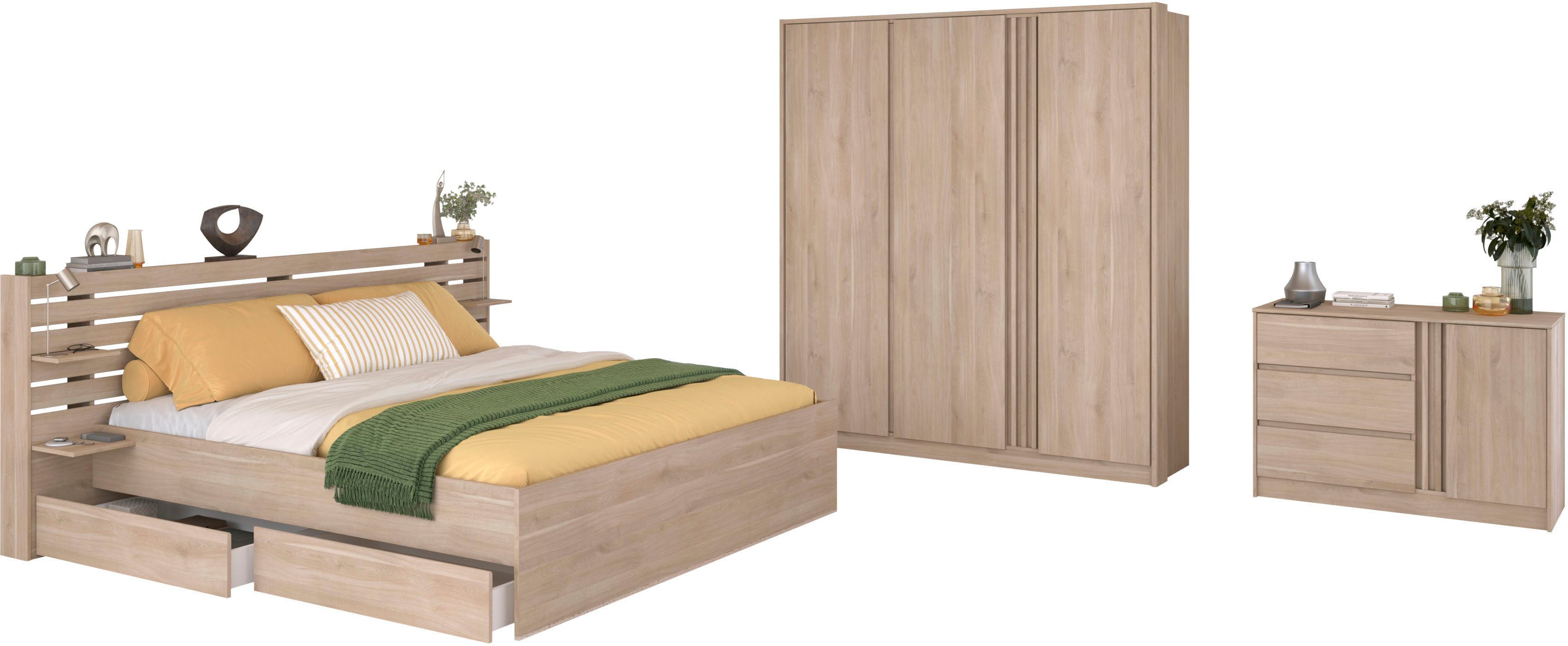 Parisot Schlafzimmer-Set Escale 27, (4-tlg)