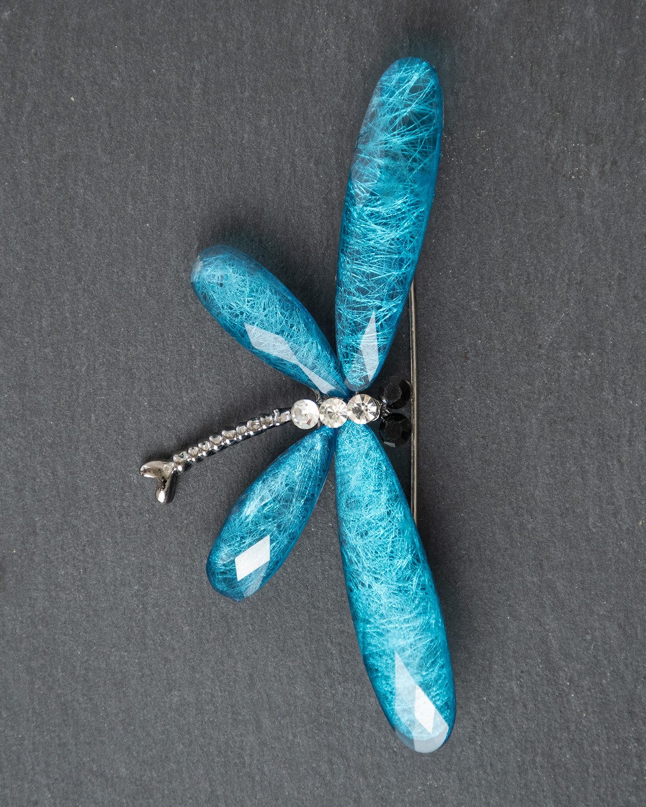 MayTree Brosche "Blaue Libelle" (Stück, 1-tlg), Metallbrosche in Form einer günstig online kaufen