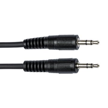 Stagg Stereo-Audio-Kabel Miniklinke/Miniklinke (m/m), 20 cm Instrumentenkabel