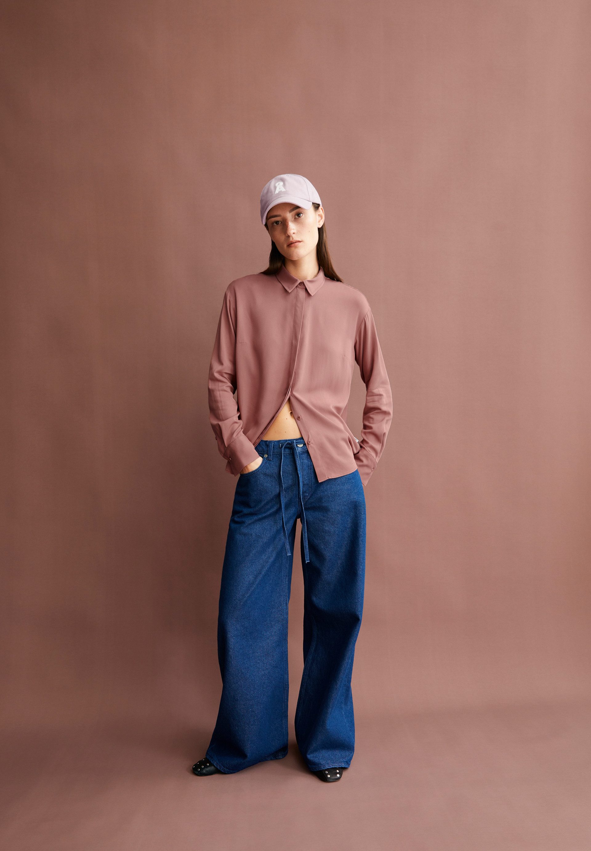 Armedangels Langarmbluse LARISAANA Bluse aus LENZING™ ECOVERO™ Viskose Relaxed Fit
