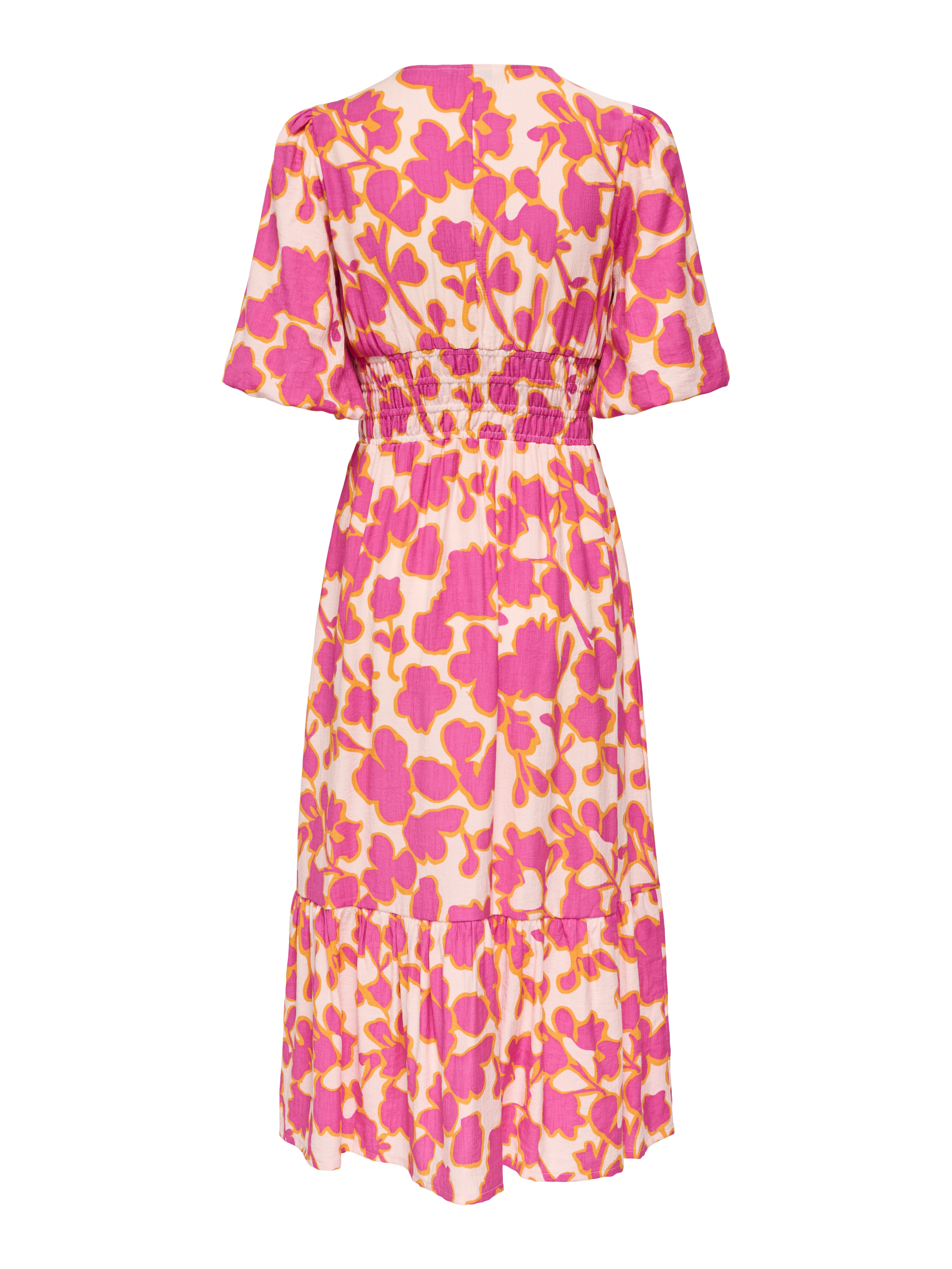 ONLY Druckkleid ONLAURI MIKASI S/S MIDI DRESS WVV EX Viskosemischung, regular fit
