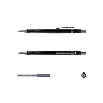 Erich Krause Bleistift, Druckbleistift HB 0,5mm mit 20 Bleistiftminen 1 Stück Schwarz
