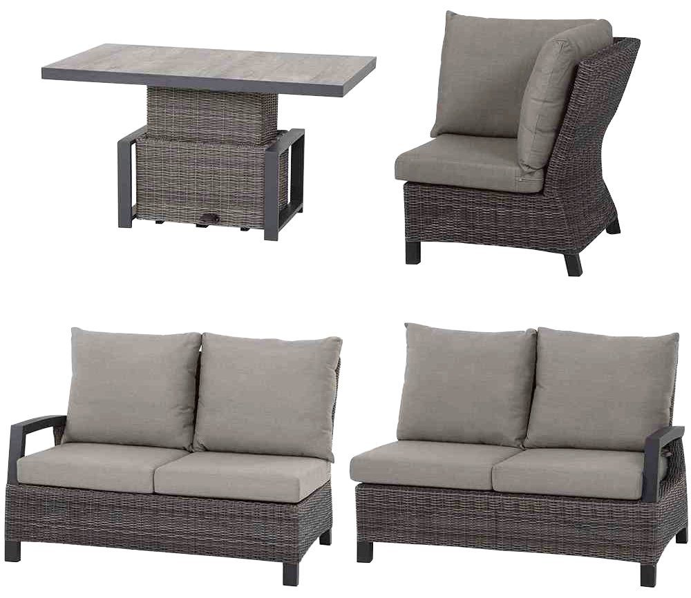 Siena Garden Gartenlounge-Set Corido, (4-tlg)