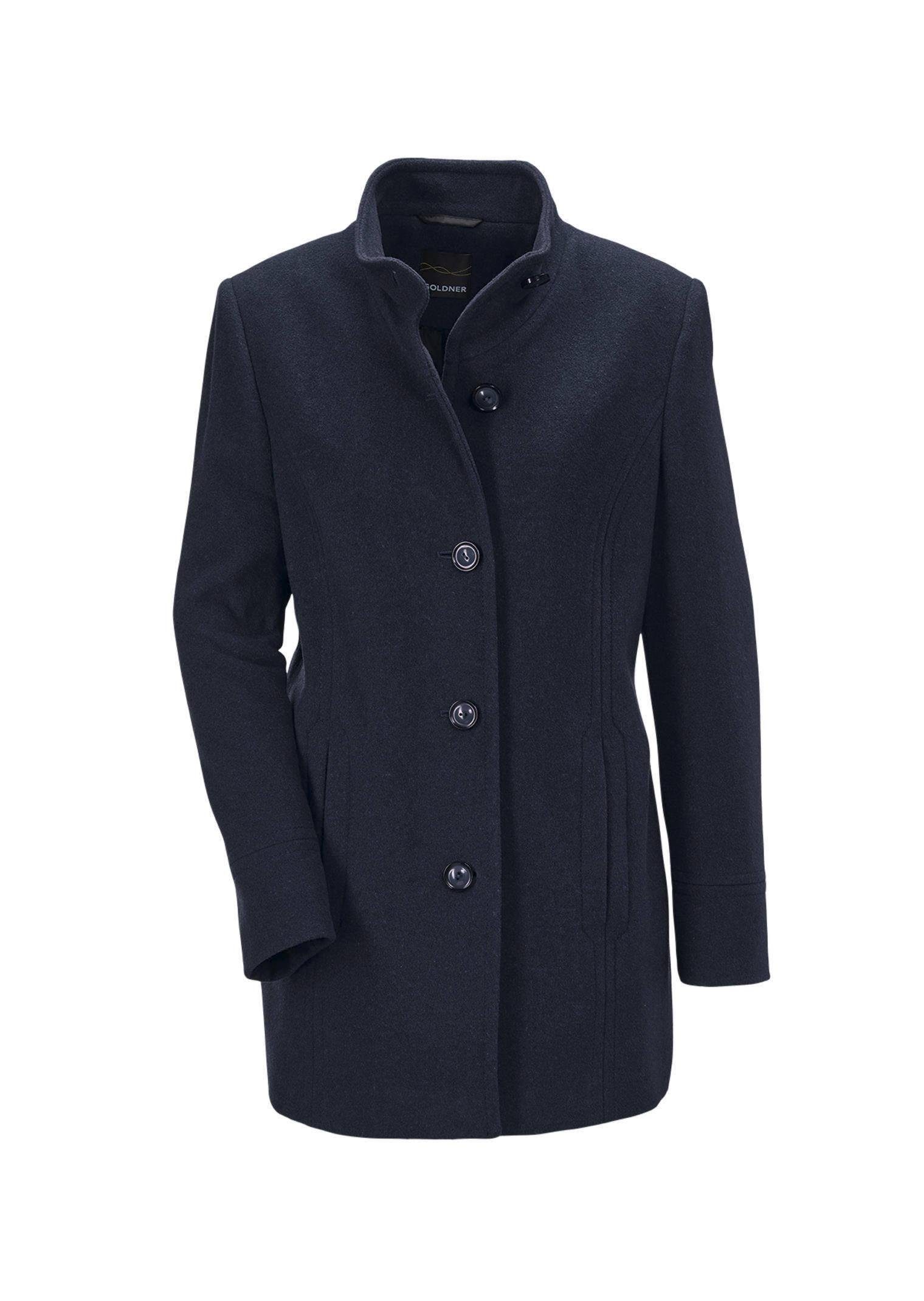 GOLDNER Wolljacke Kurzgröße: Wolljacke mit feinen Details günstig online kaufen