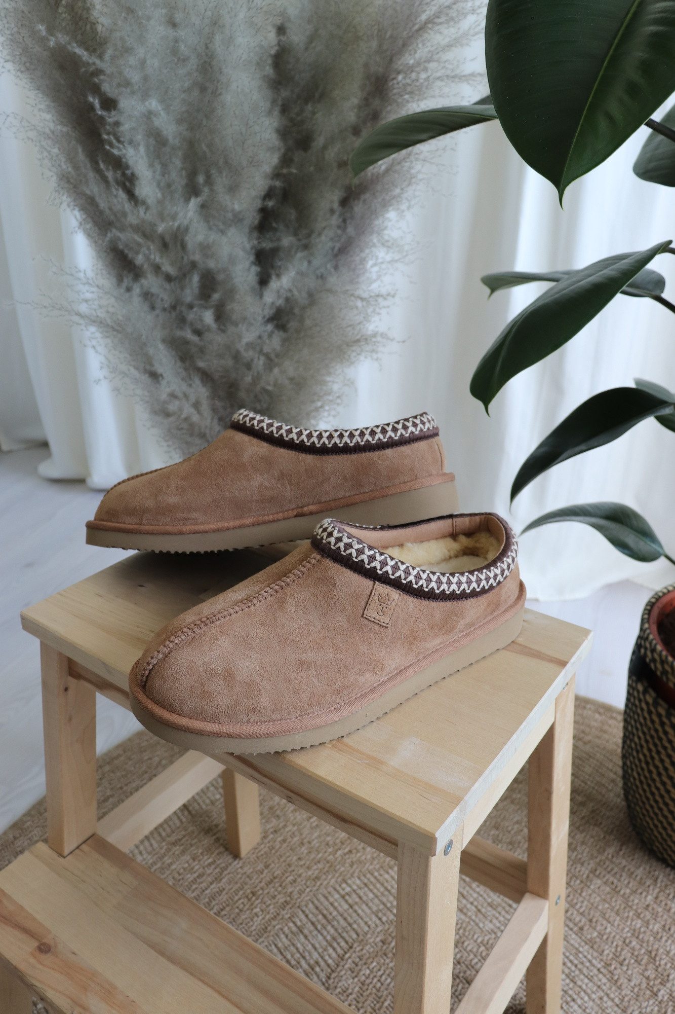 Kaiser Lammfell Pantolette Narvik Hausschuh