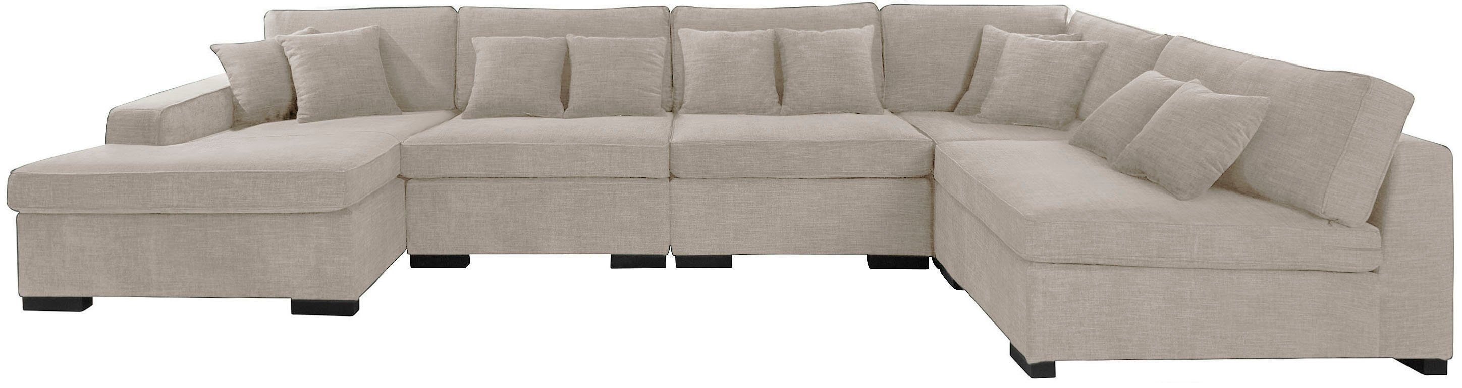 Home affaire Wohnlandschaft Skara U-Form, Lounge-Sofa günstig online kaufen