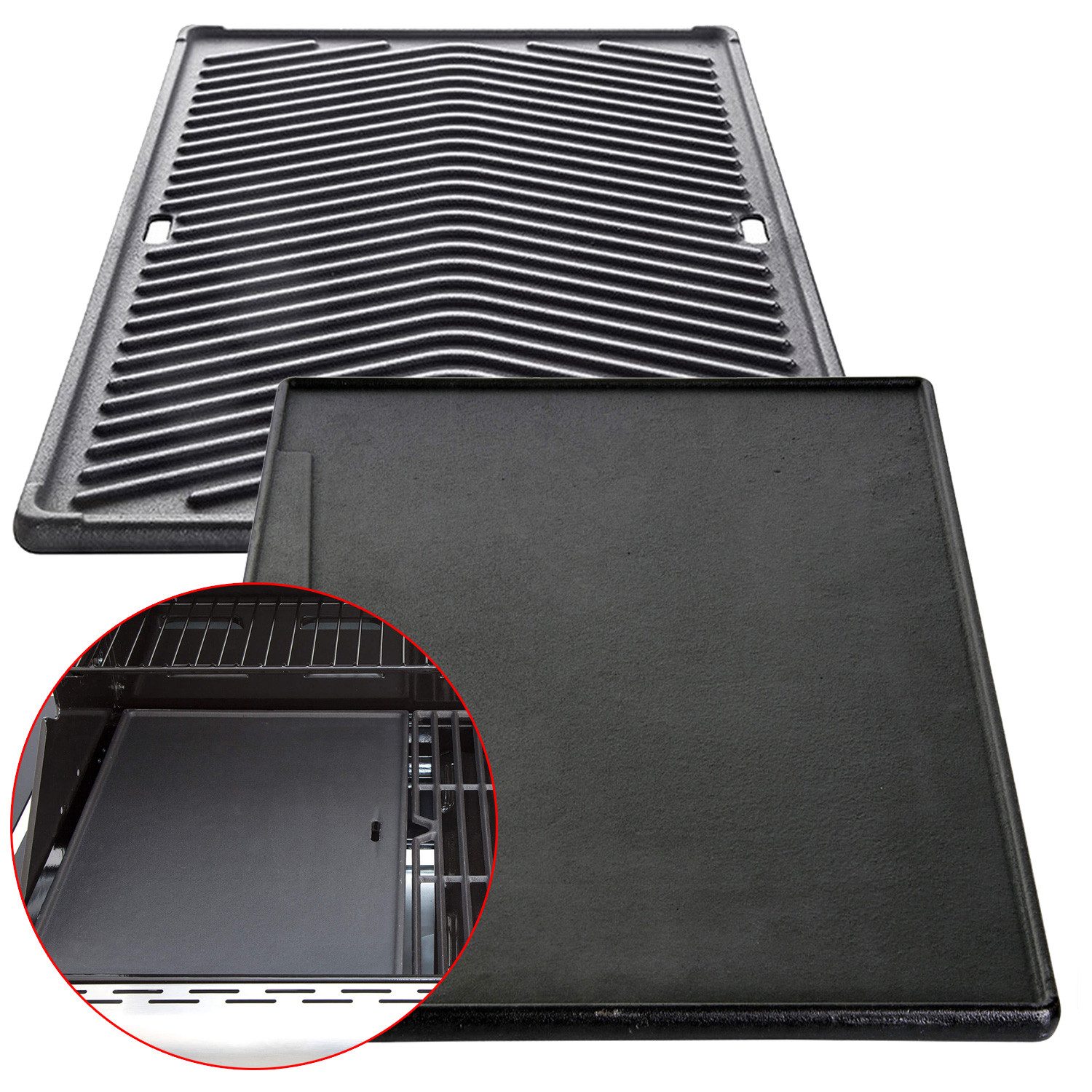ALL'GRILL Gasgrill CHEF Paket S3 Backburner Seitenk. Steakzone AIR System Zubehör