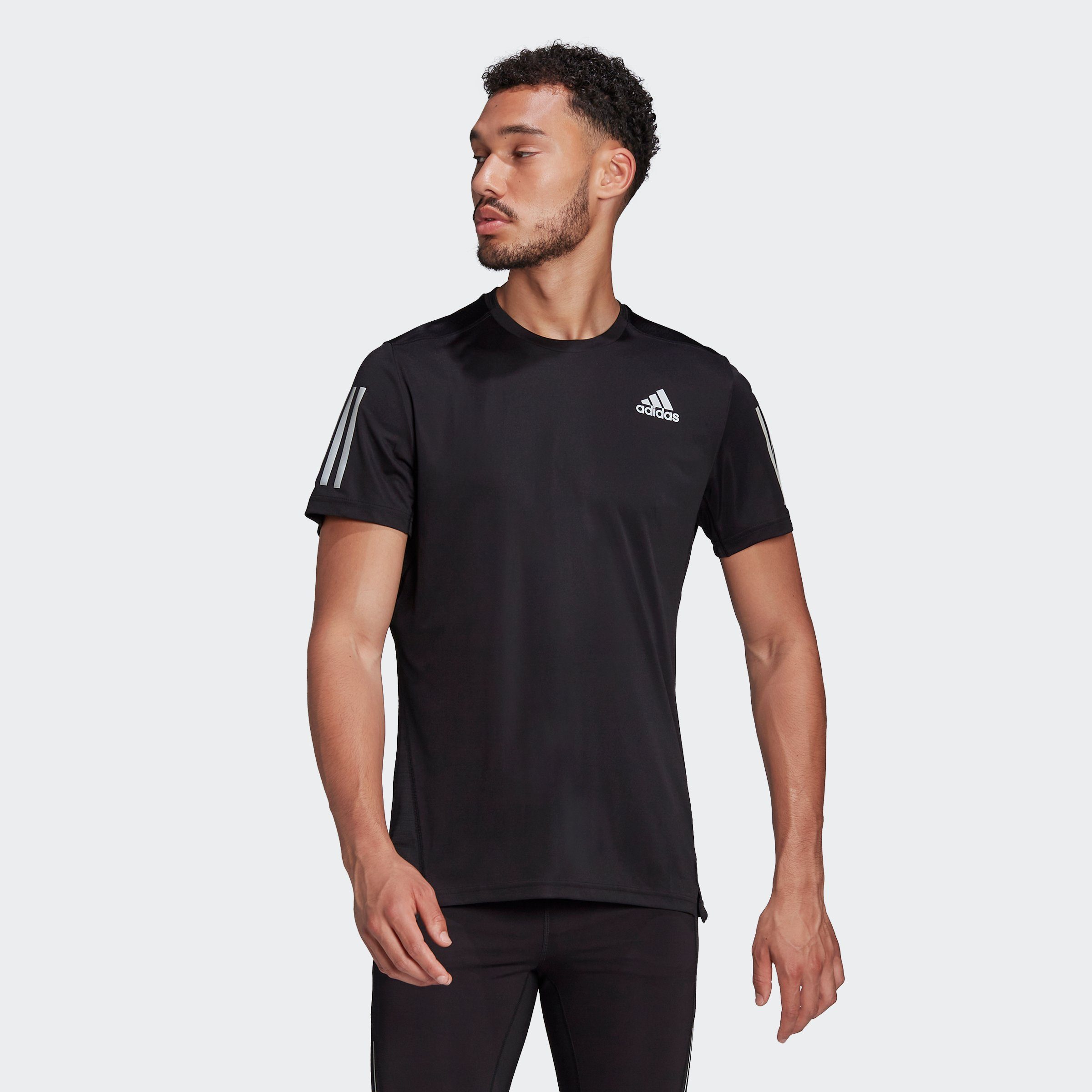 adidas Performance THE Laufshirt Silver OWN / Black RUN Reflective