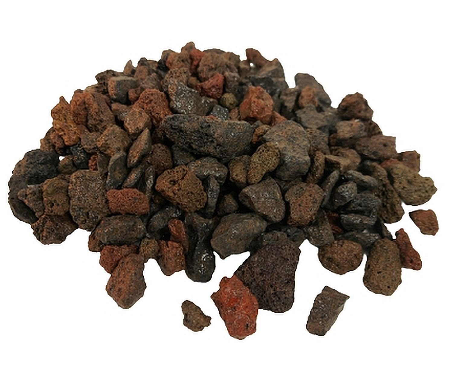 sesua Lavasteine Lavamulch 8-12mm Lava Lavasteine Eifellava Dekokies Zierkies 1kg, (5 St)