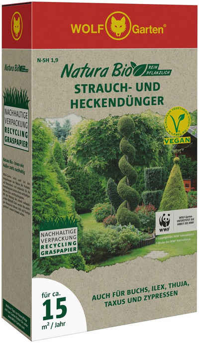 WOLF-Garten Pflanzendünger »STRAUCH-UND HECKENDÜNGER N-SH 1,9«, 1,9 kg, für ca. 15 m²