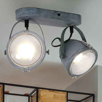 Steinhauer LIGHTING LED Deckenspot, Leuchtmittel inklusive, Warmweiß, LED Vintage Decken Spot Strahler Ess Zimmer Lampe Spot schwenkbar