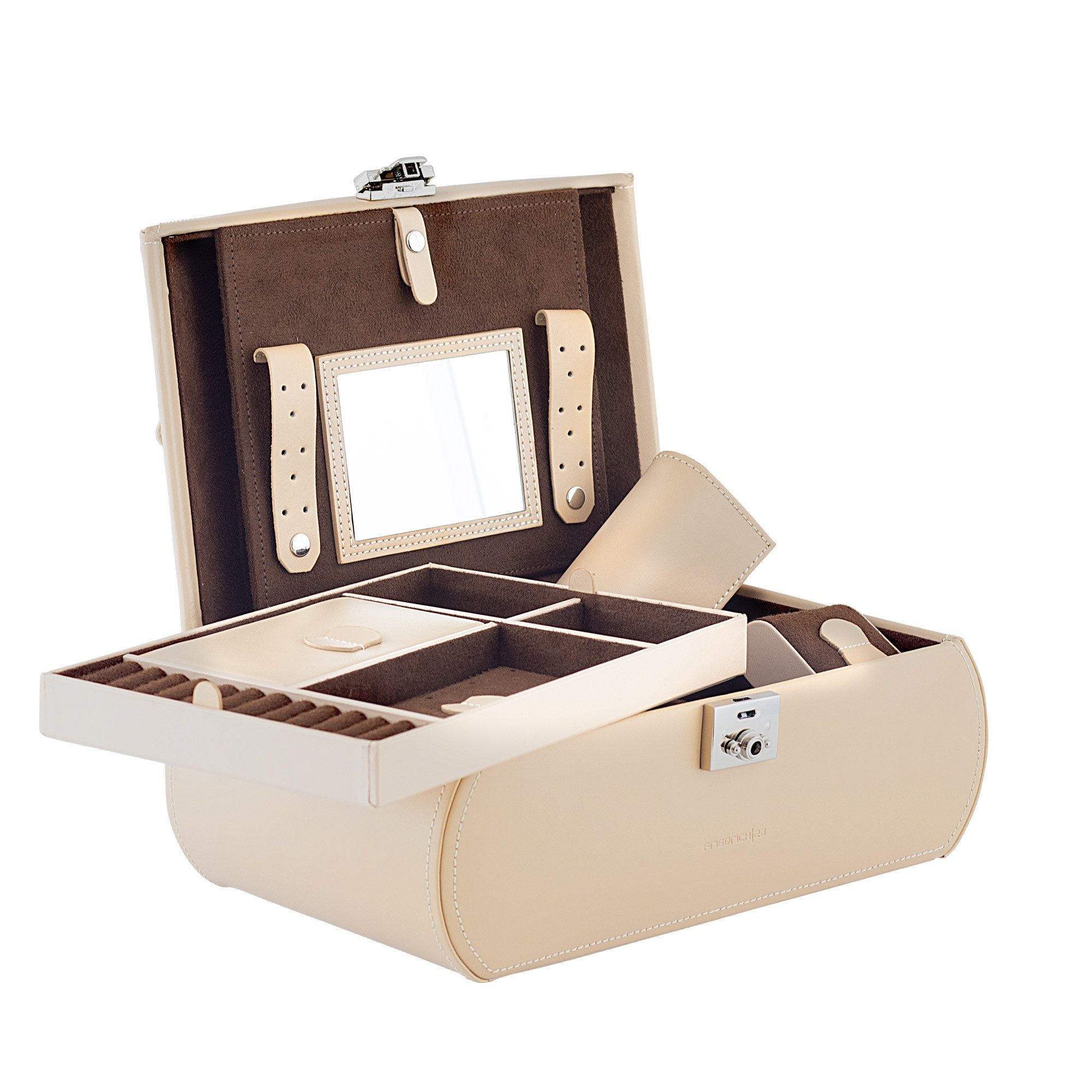 Friedrich23 Schmuckkasten / Uhrenbox aus Leder günstig online kaufen