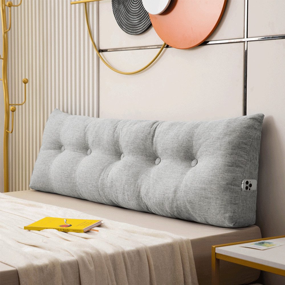 JEOBEST Rückenkissen Lesekissen für Bett und Sofa, Keilkissen Groß, mit waschbarem Bezug, Ideal zum Anlehnen im Bett