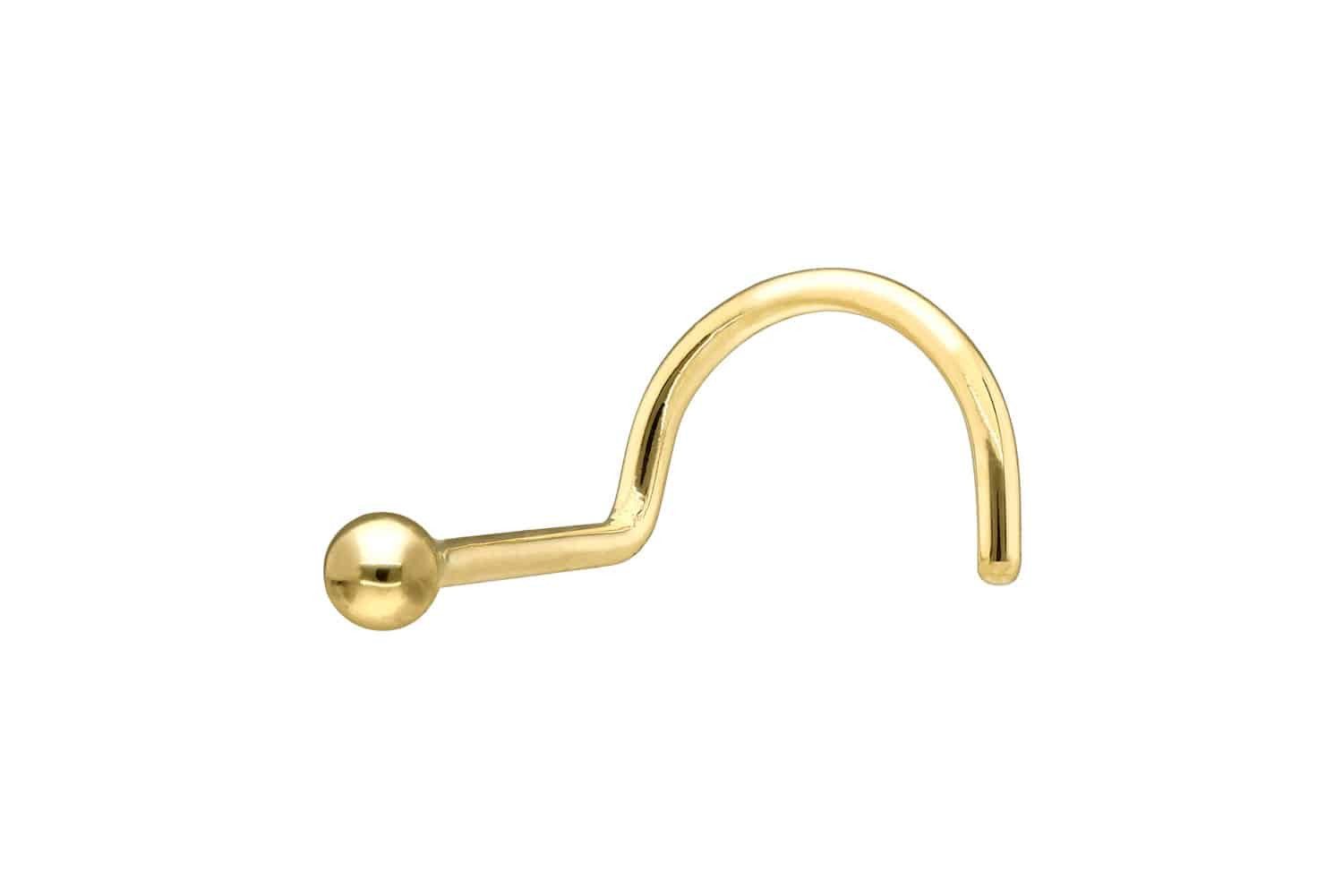 PIERCINGLINE Nasenpiercing 14/18 Karat Gold Nasenstecker günstig online kaufen