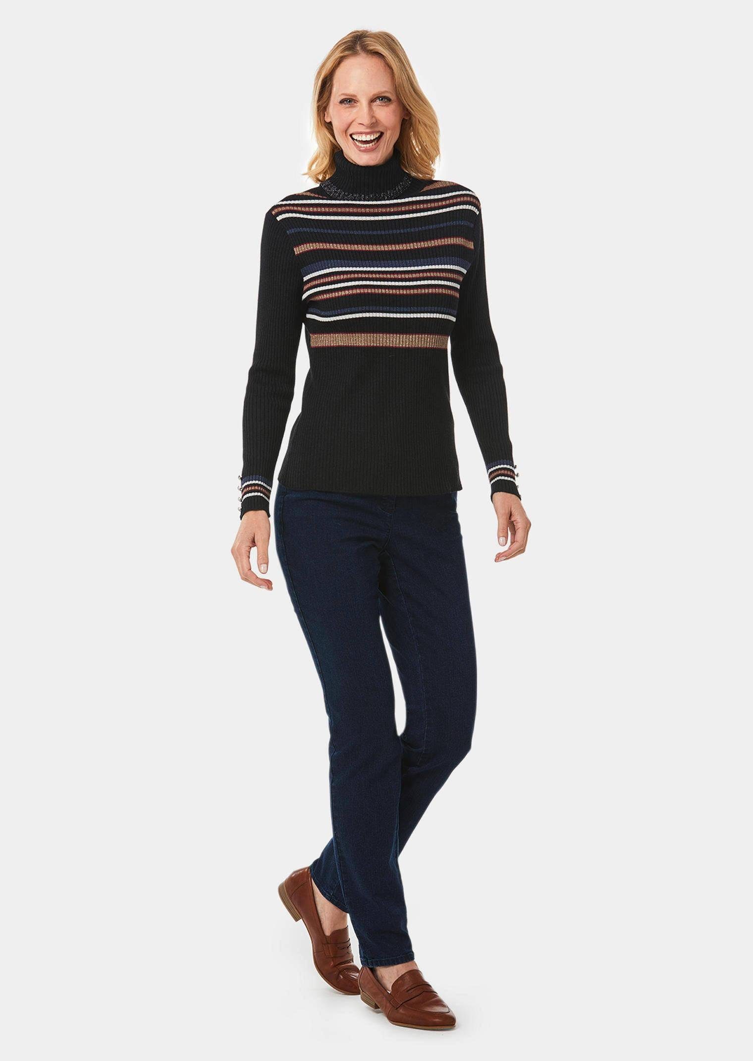 GOLDNER Rollkragenpullover Kurzgröße: