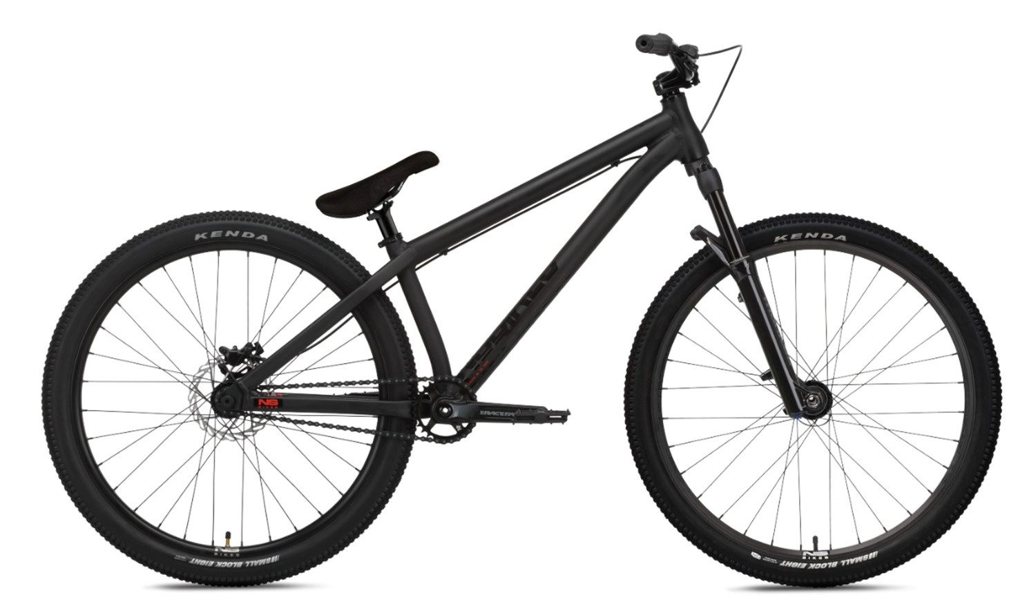 NS Bikes Mountainbike BMX-Rad NS Bikes Movement 2, DJ/Slopestyle Black 26" Diamant, 1 Gang Sonstige