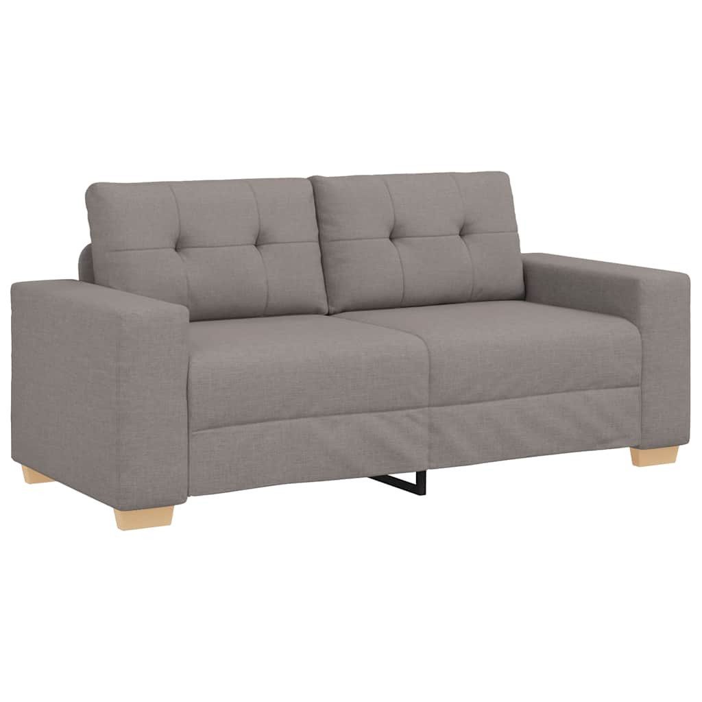 vidaXL Sofa Loveseat-Sofa Taupe 140 cm günstig online kaufen