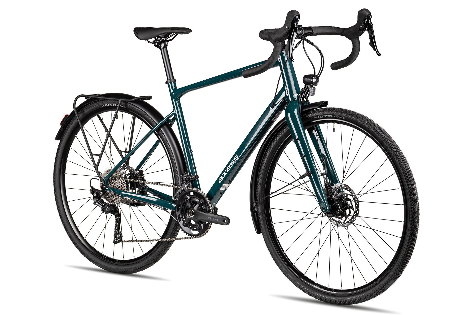 Axess Gravelbike CREED SPORT EQ, 20 Gang Shimano GRX RD-RX400, 10-Speed, Shadow Plus Schaltwerk, Kettenschaltung, hydraulische Scheibenbremse blau
