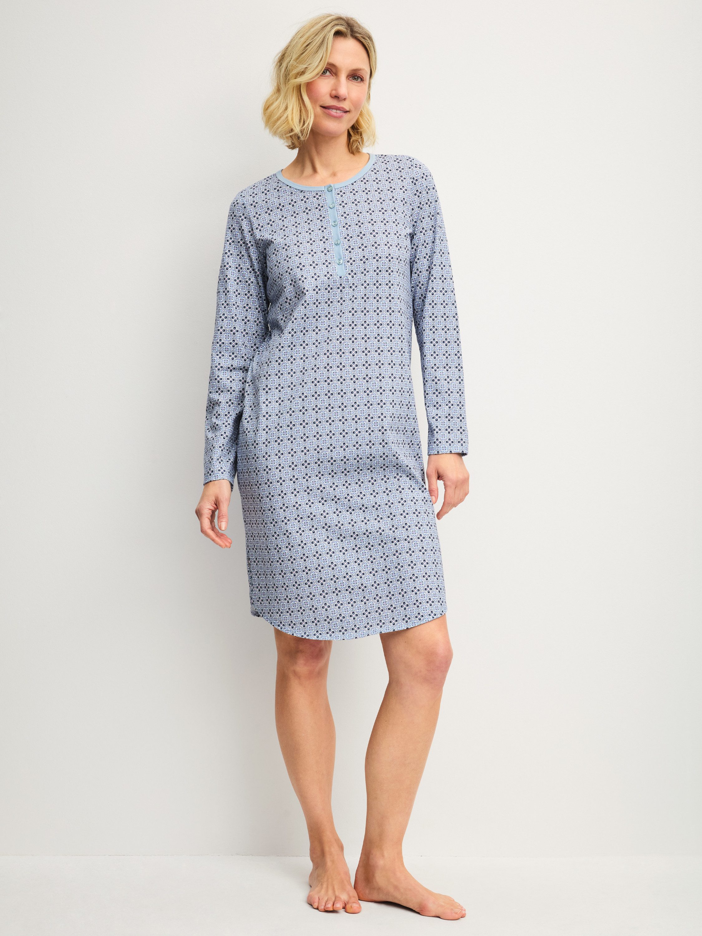 CALIDA Nachthemd Cotton Special Damen (1-tlg) aus 100% Baumwolle, atmungsaktiv und klimaregulierend
