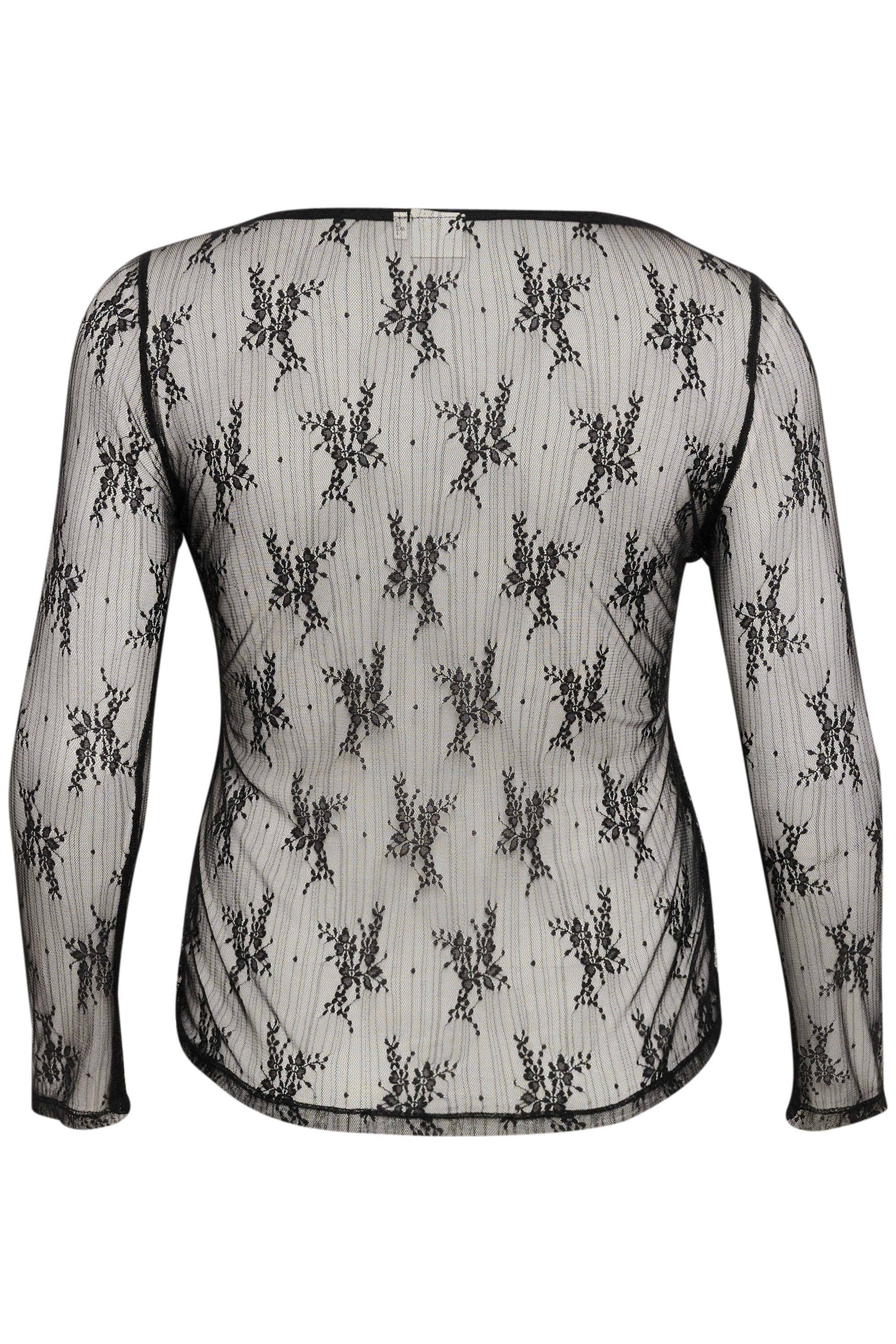 KAFFE Curve Langarmbluse Langarm-Shirt KCpen Große Größen günstig online kaufen