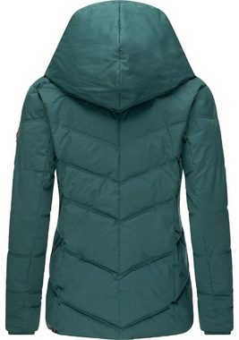 Ragwear Anorak Natesa Intl. stylische Winterjacke mit V-Steppung und Kapuze