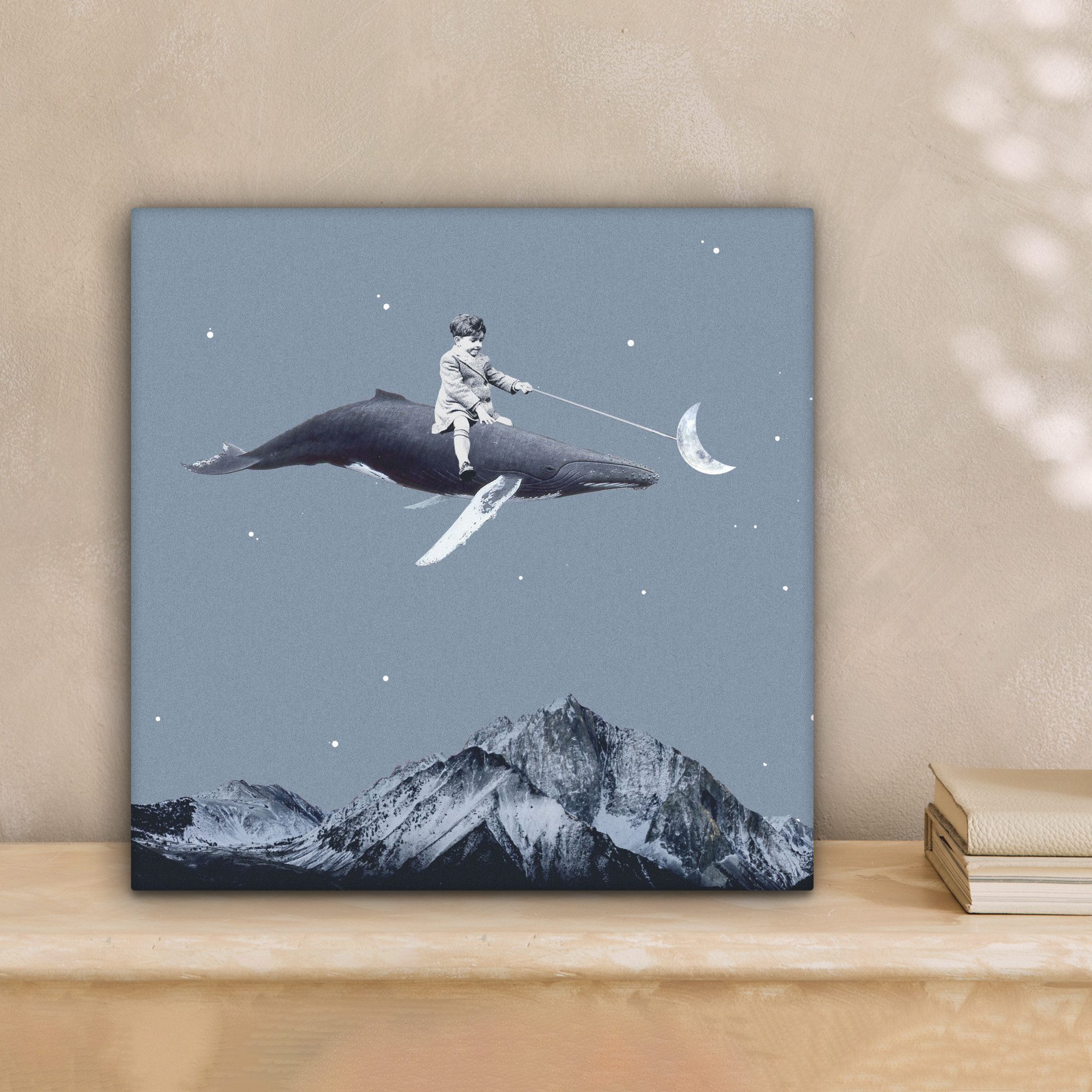 OneMillionCanvasses® Leinwandbild Weltraum - Junge - günstig online kaufen