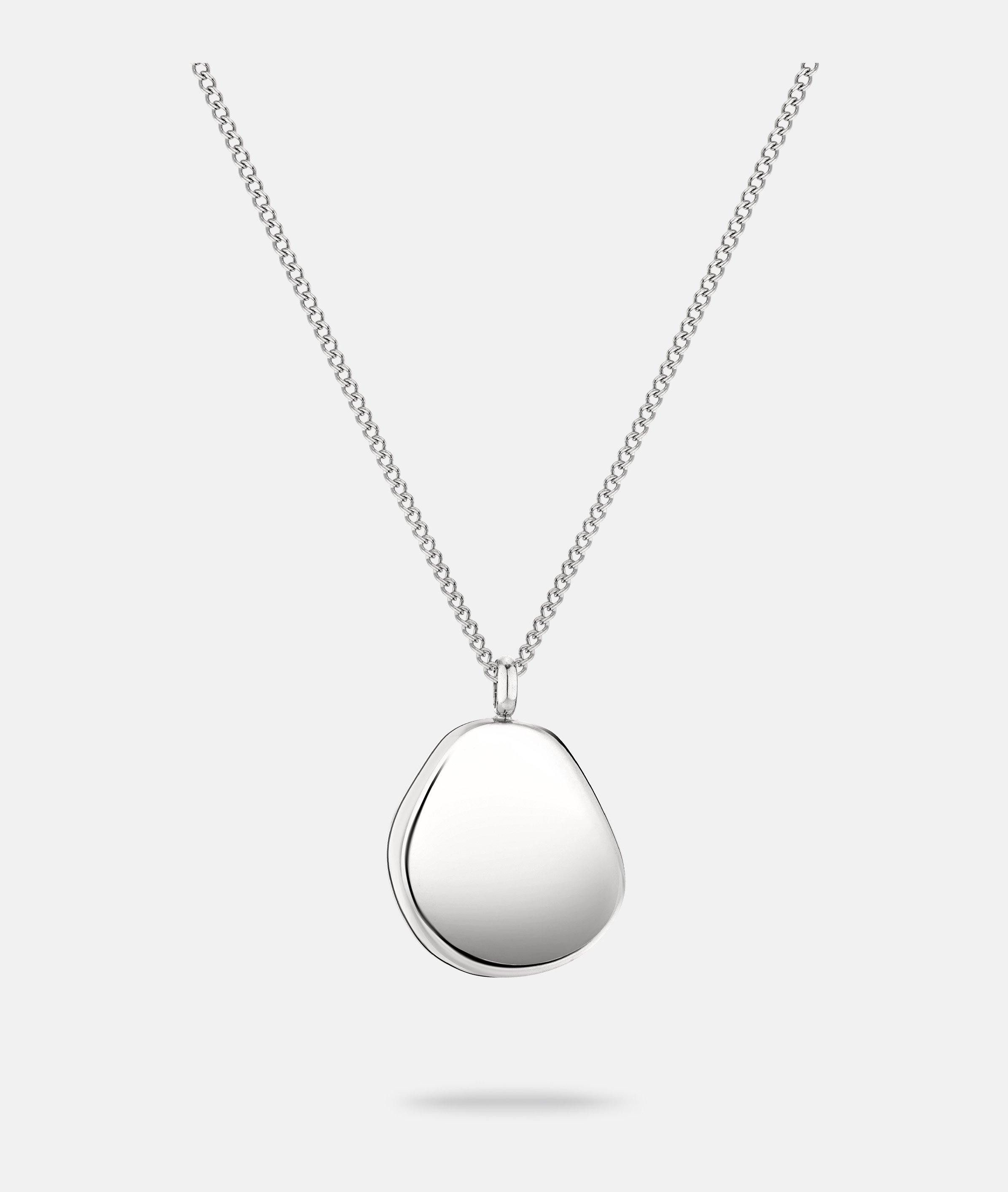 Kette mit Anhänger Schmuck Geschenk Edelstahl Halskette The Organic